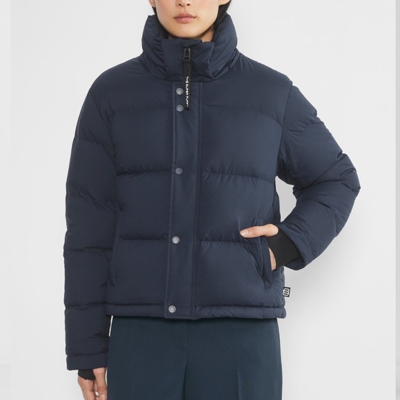 Aritzia Super Puff Shorty in Admiral Matte - size S - Picture 2 of 7